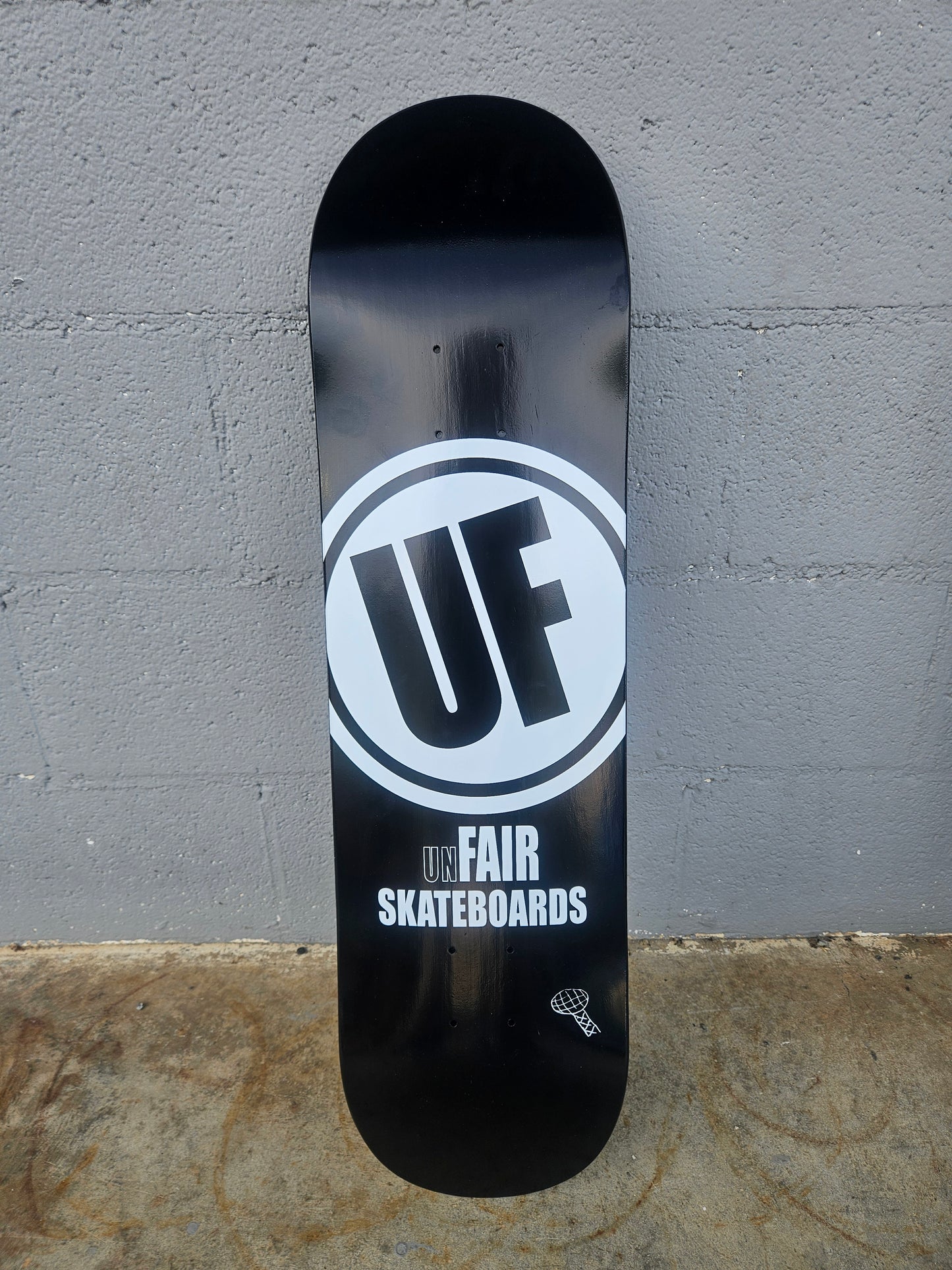 Black unFAIR Circle Logo Deck