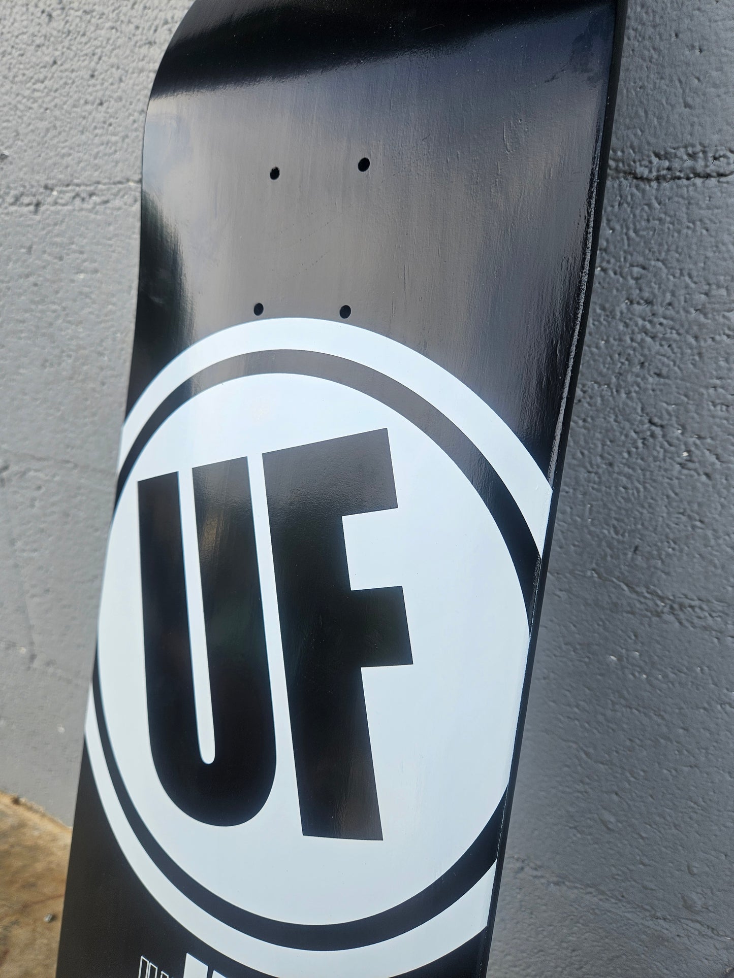 Black unFAIR Circle Logo Deck