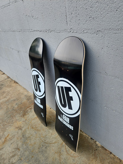 Black unFAIR Circle Logo Deck